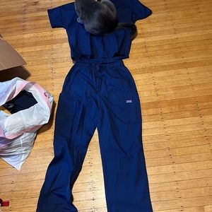 Navy scrubs